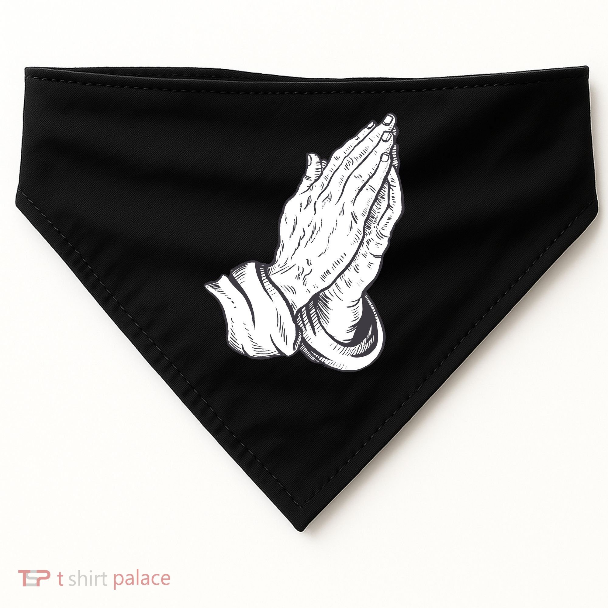Praying Hands USA-Made Doggie Bandana