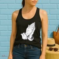 Praying Hands Women's Tank Top thumb 2