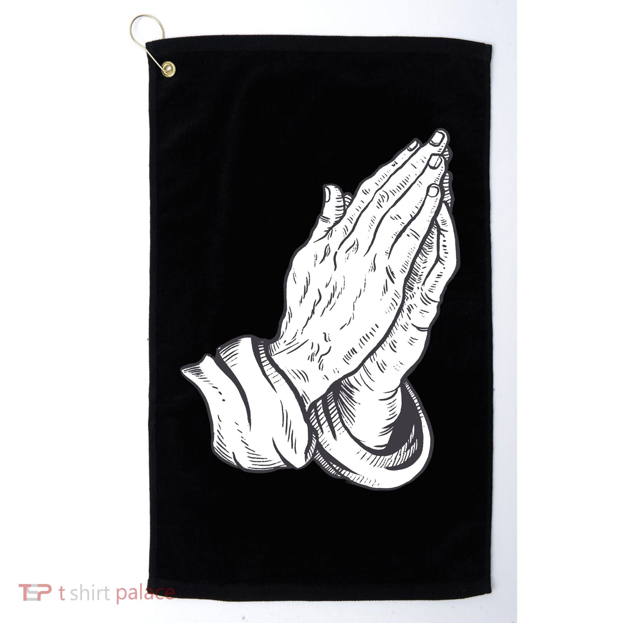 Praying Hands Golf Towel