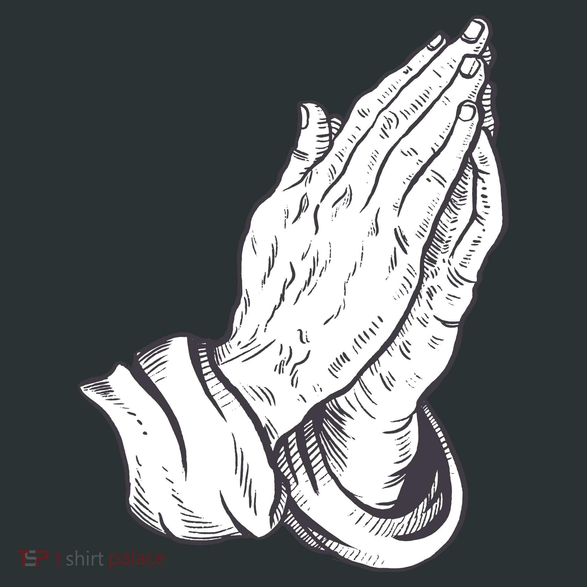 Praying Hands Button