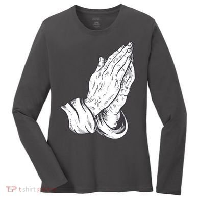 Praying Hands Women's Long Sleeve Shirt