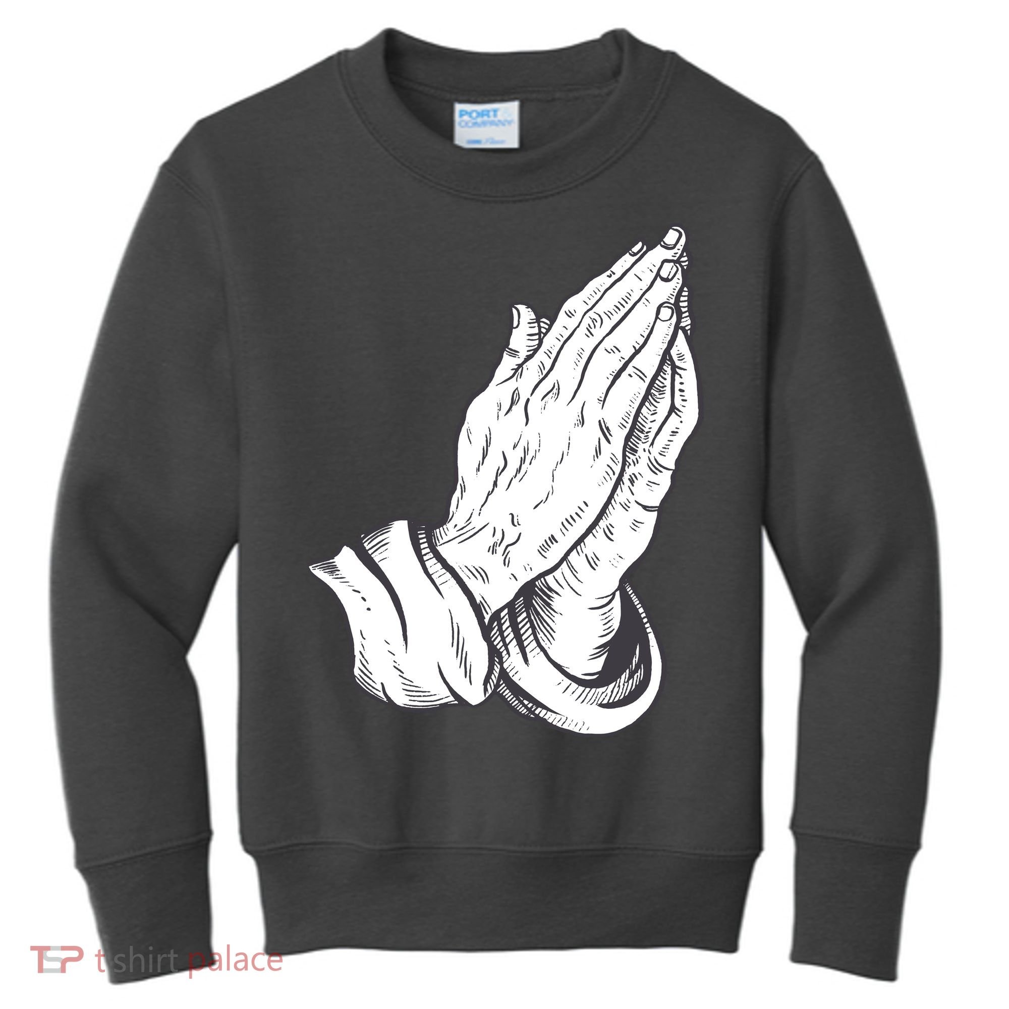 Praying Hands Kids Sweatshirt