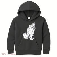 Praying Hands Kids Hoodie thumb 0