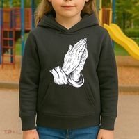 Praying Hands Kids Hoodie thumb 3