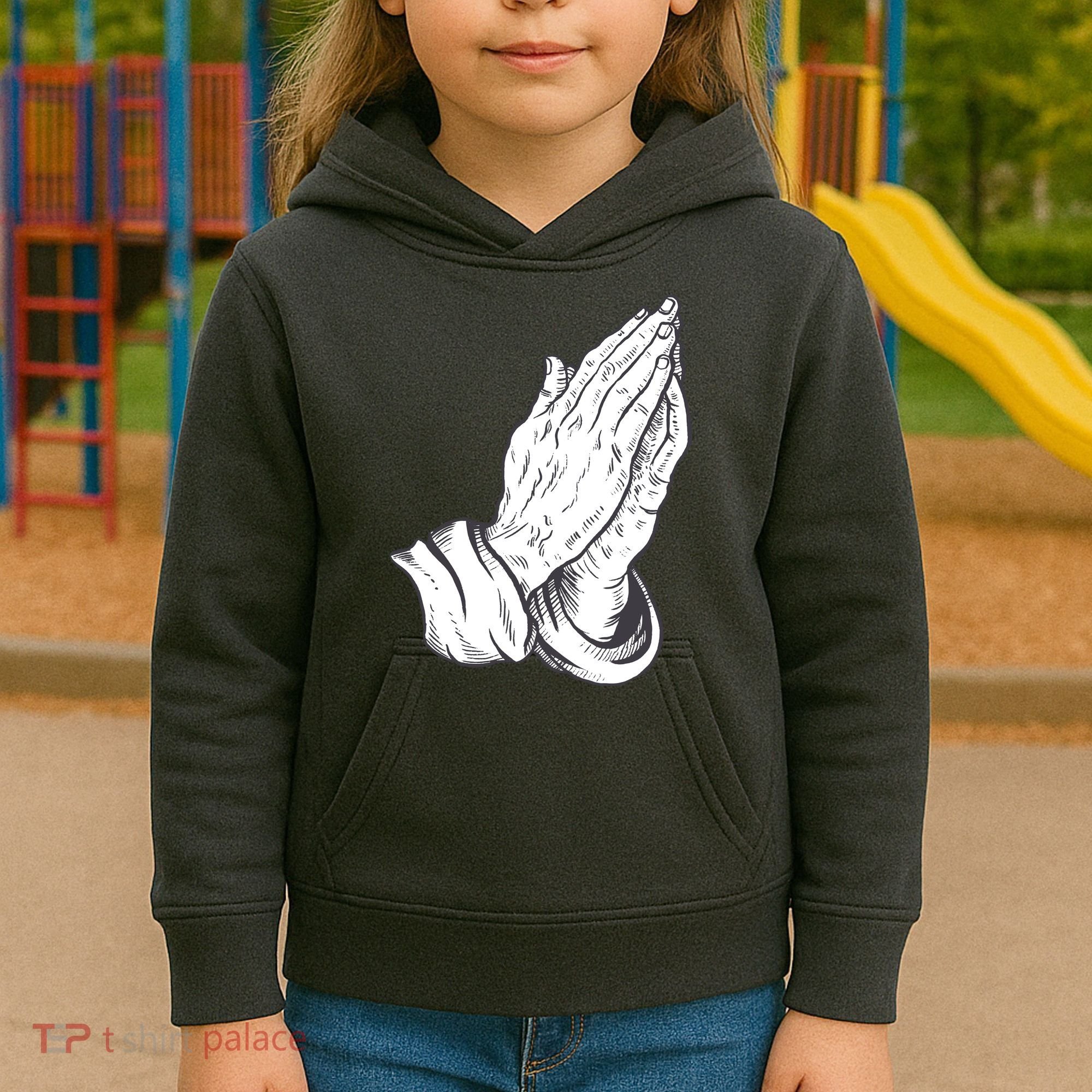 Praying Hands Kids Hoodie