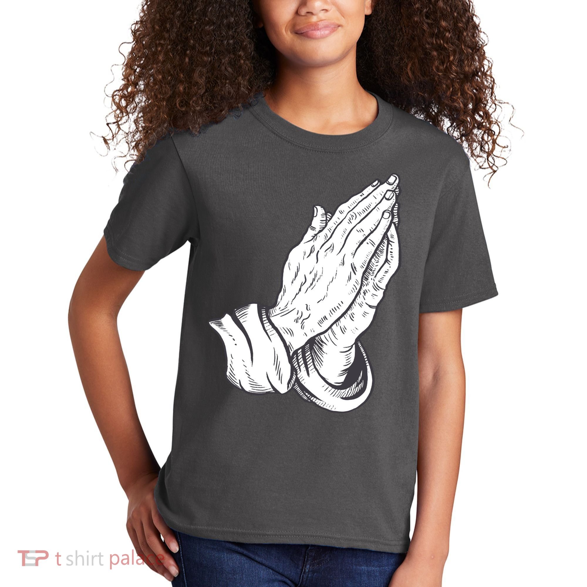 Praying Hands Kids T-Shirt
