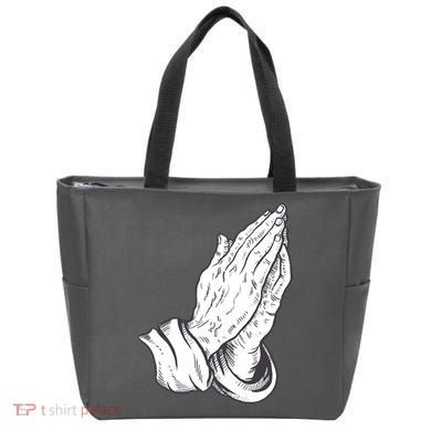 Praying Hands Tote Bag