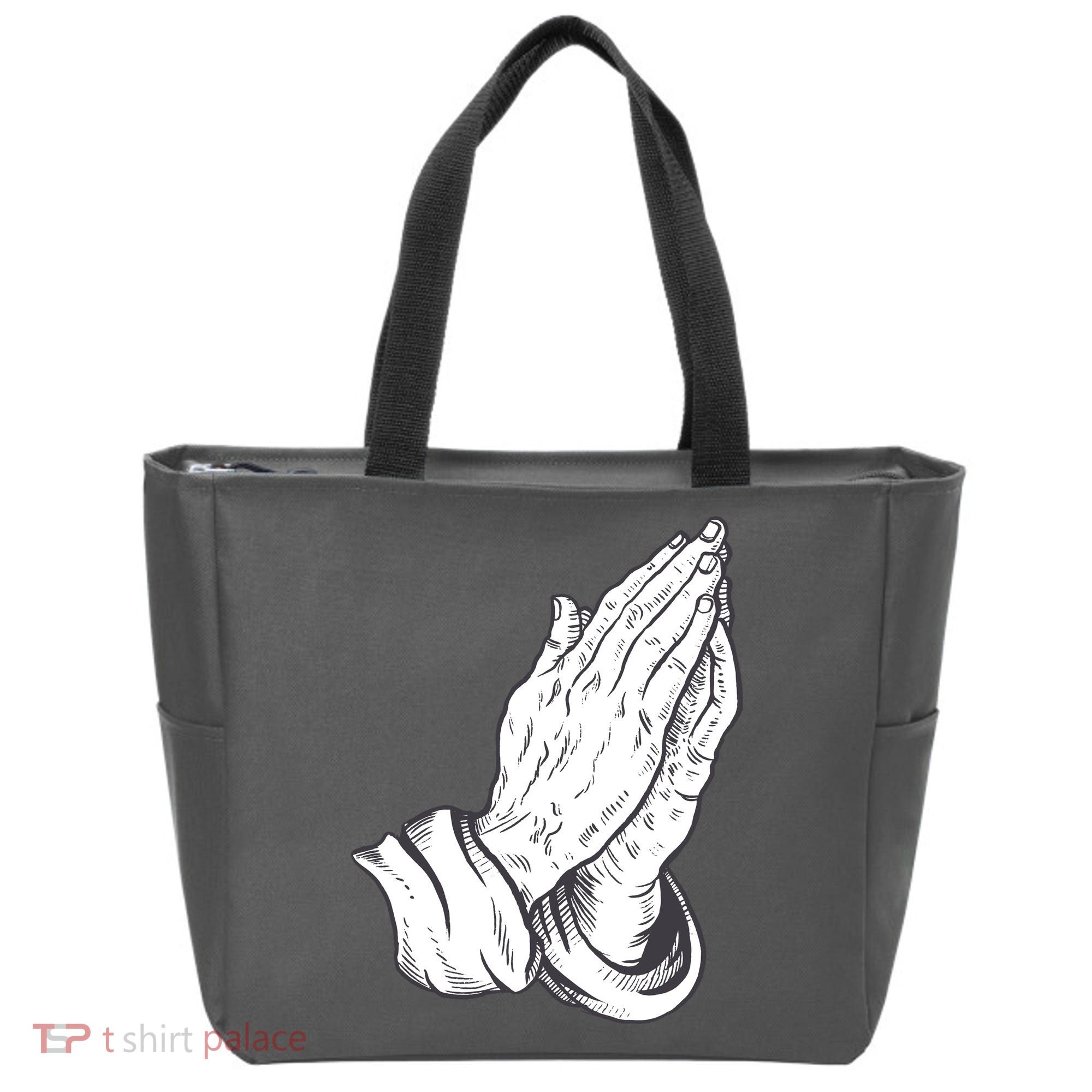 Praying Hands Tote Bag