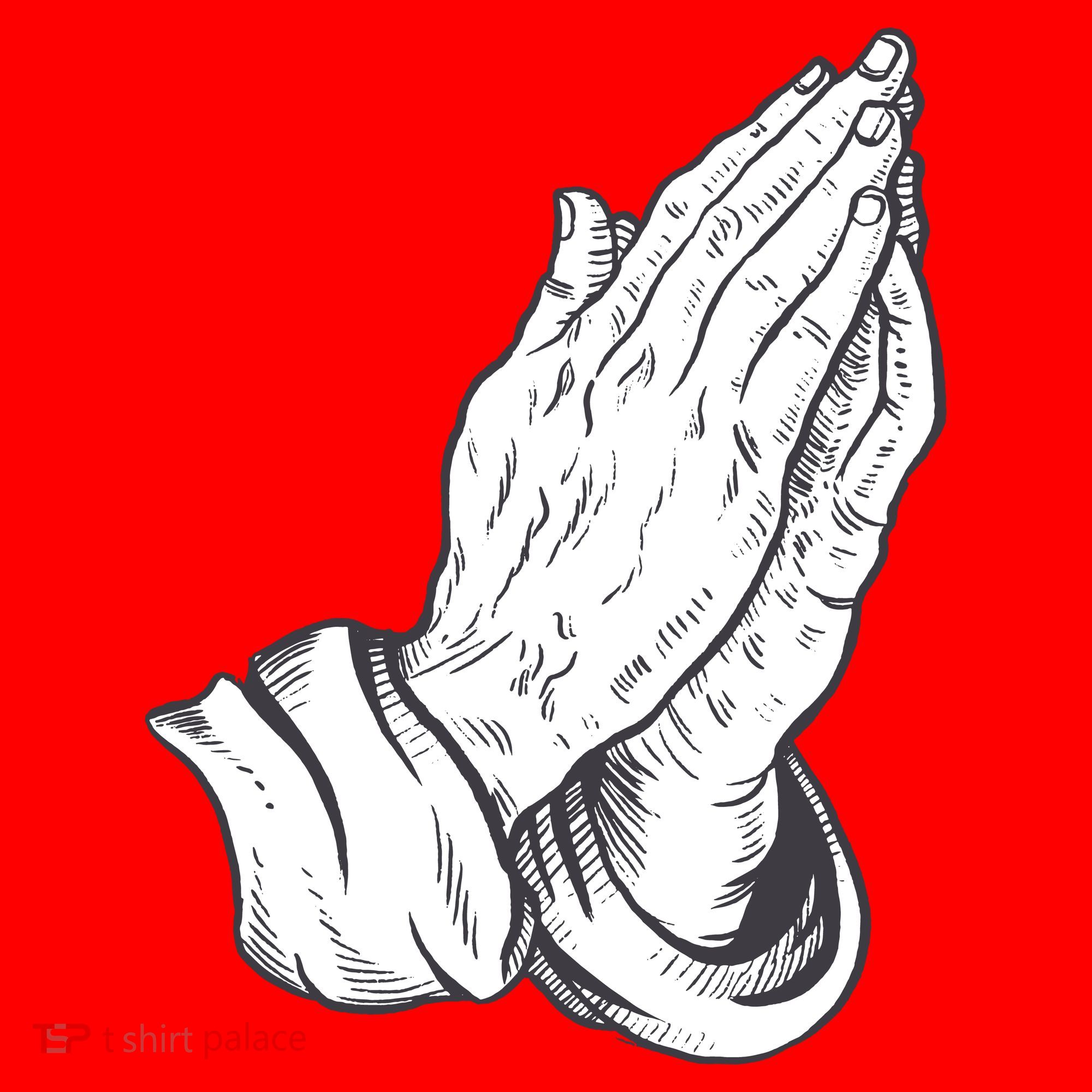 Praying Hands Santa Hat