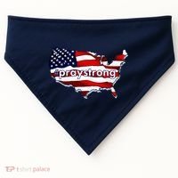 #praystrong Pray Strong For America  USA-Made Doggie Bandana thumb 0