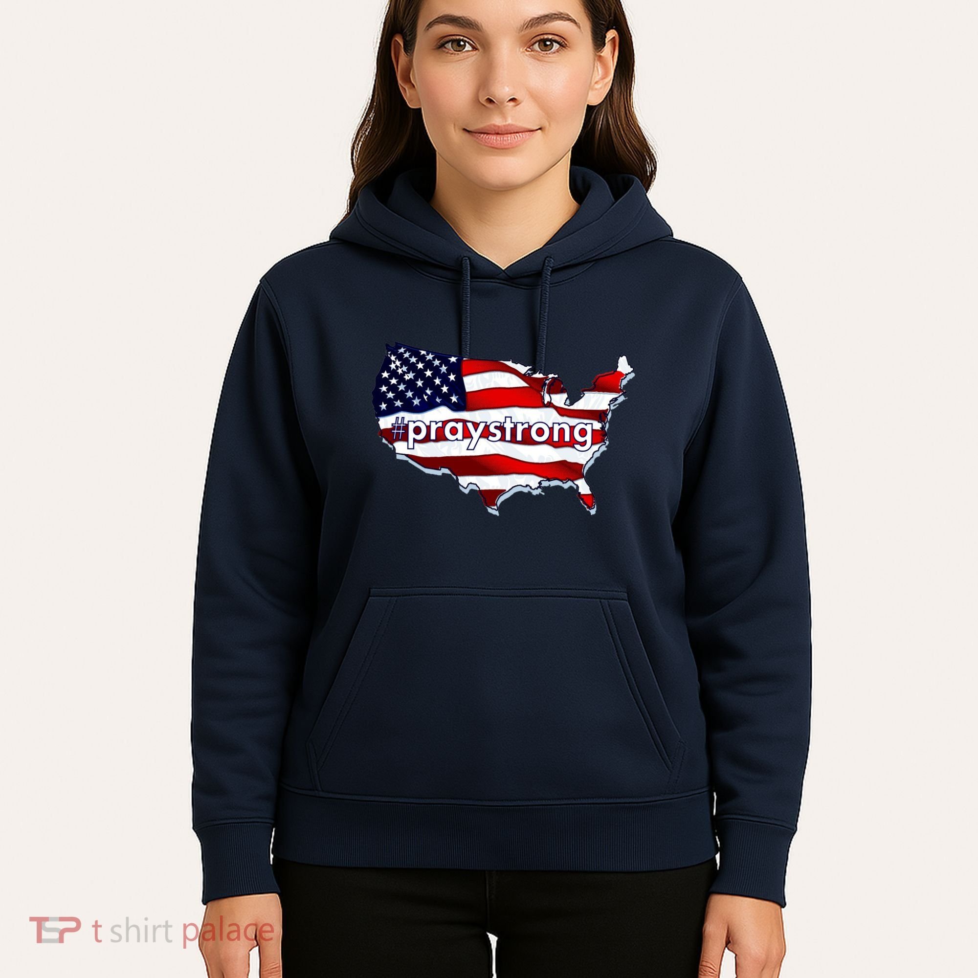 #praystrong Pray Strong For America  Hoodie