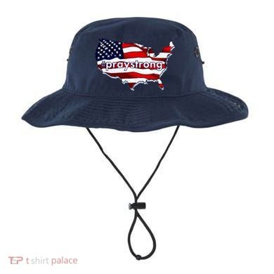 #praystrong Pray Strong For America  Bucket Hat