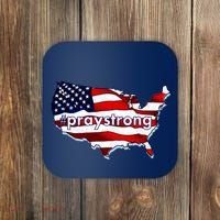 #praystrong Pray Strong For America  Coaster thumb 0