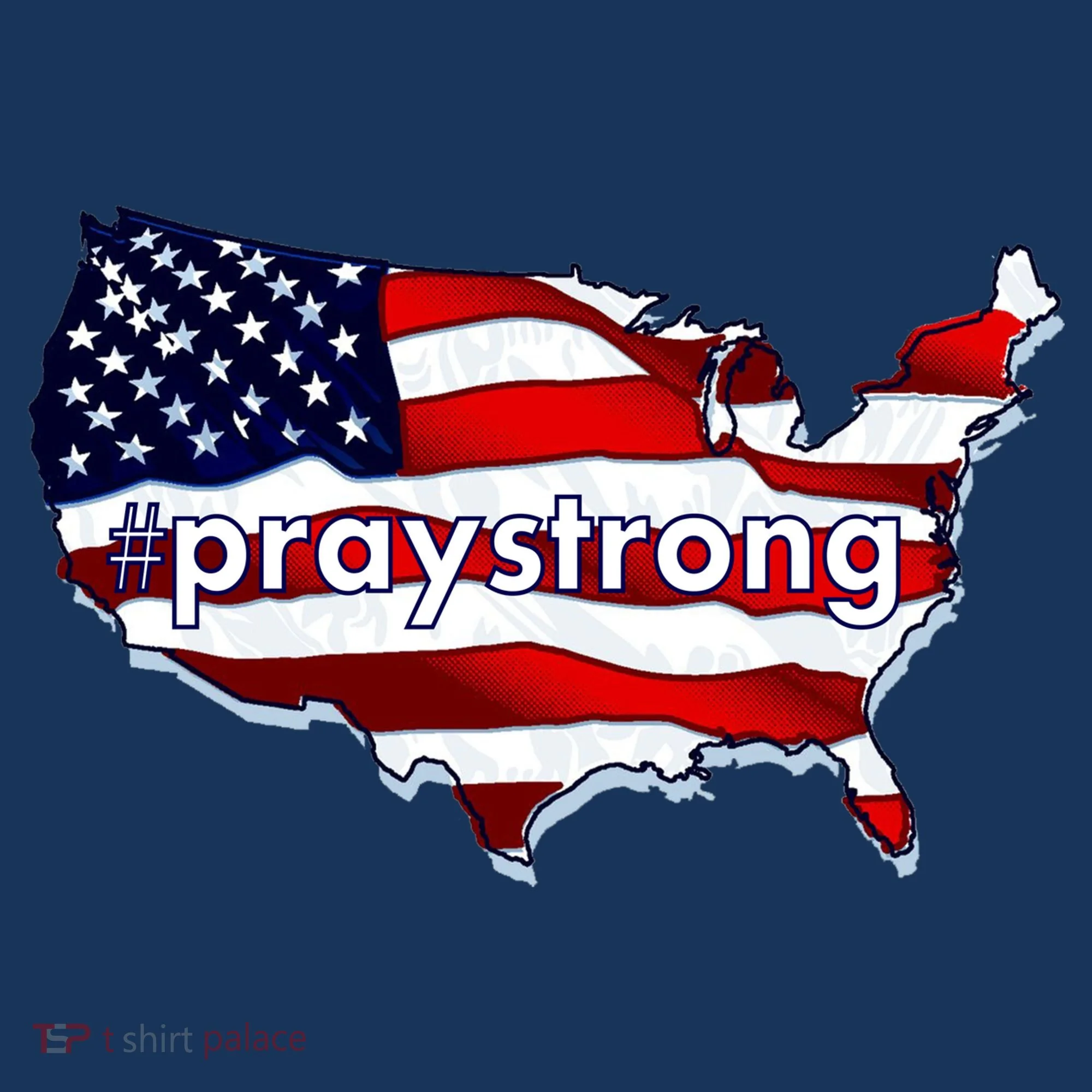 #praystrong Pray Strong For America  Coaster