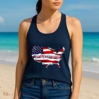 #praystrong Pray Strong For America  Women's Tank Top thumb 2