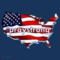 #praystrong Pray Strong For America  Women's T-Shirt thumb 6