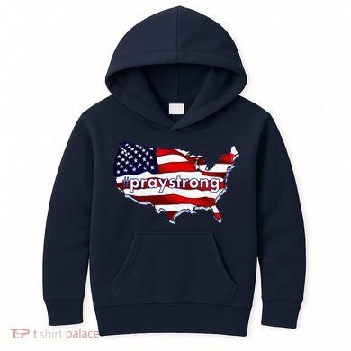 #praystrong Pray Strong For America  Kids Hoodie
