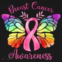 Pink Ribbon Butterfly Breast Cancer Mousepad thumb 1