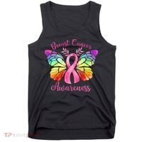 Pink Ribbon Butterfly Breast Cancer Tank Top thumb 0
