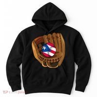 Puerto Rican Baseball Sport Puerto Rico Baseball Team Hoodie thumb 0