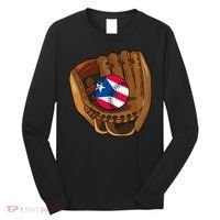 Puerto Rican Baseball Sport Puerto Rico Baseball Team Long Sleeve Shirt thumb 0