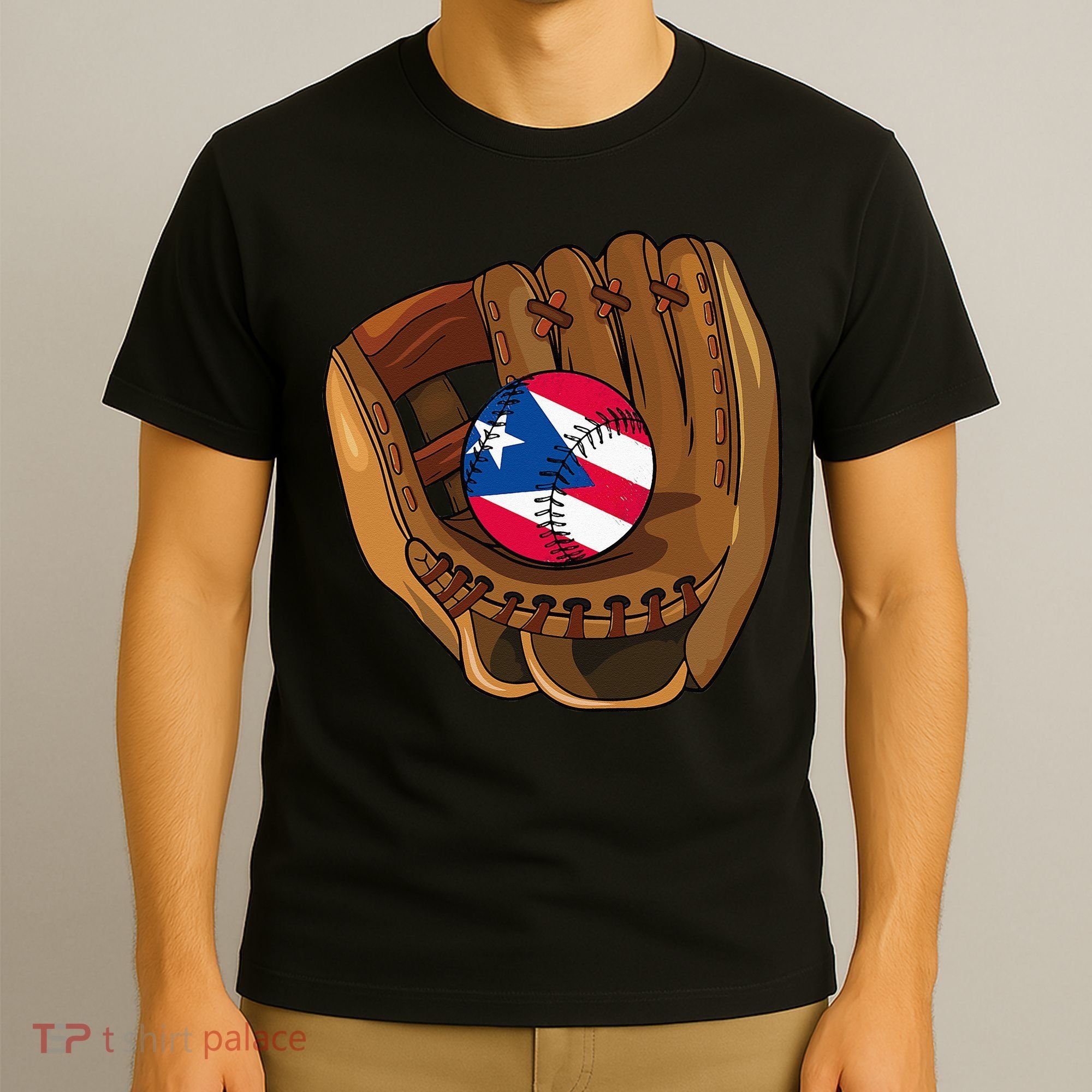 Puerto Rican Baseball Sport Puerto Rico Baseball Team T-Shirt