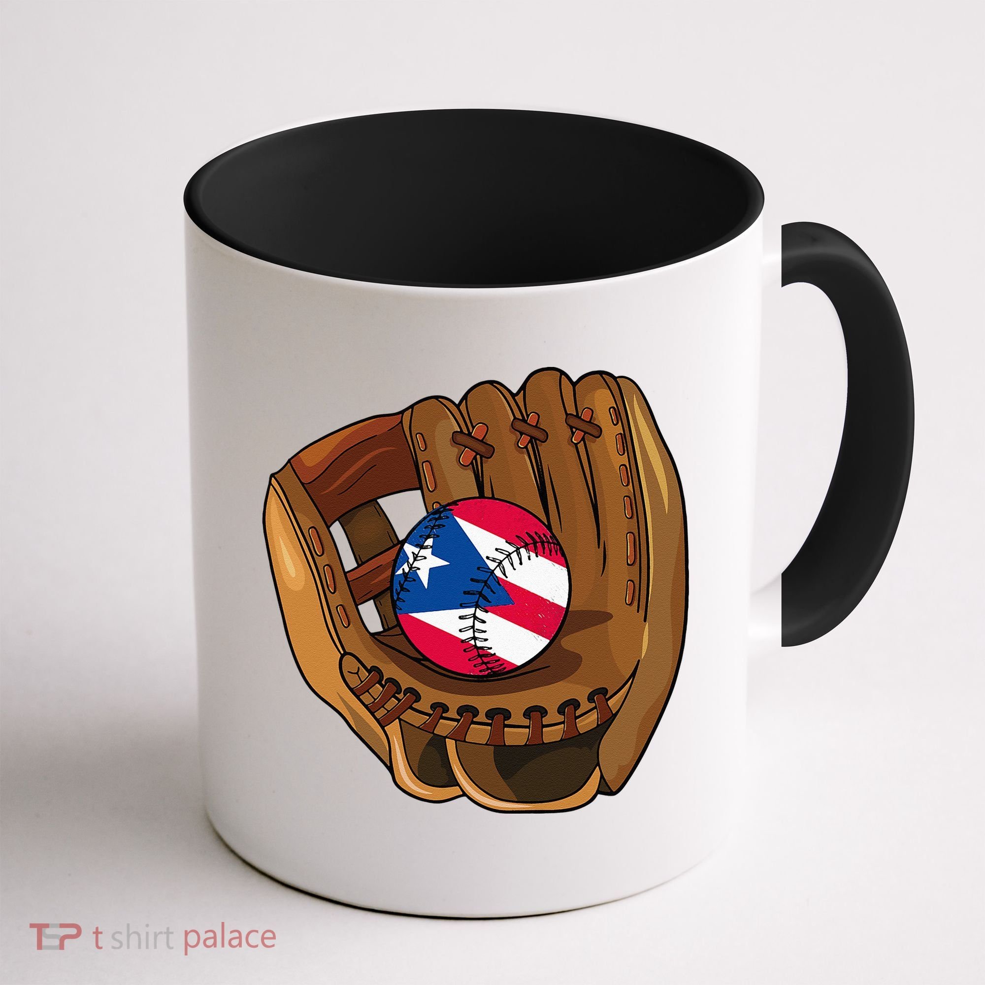Puerto Rican Baseball Sport Puerto Rico Baseball Team Coffee Mug