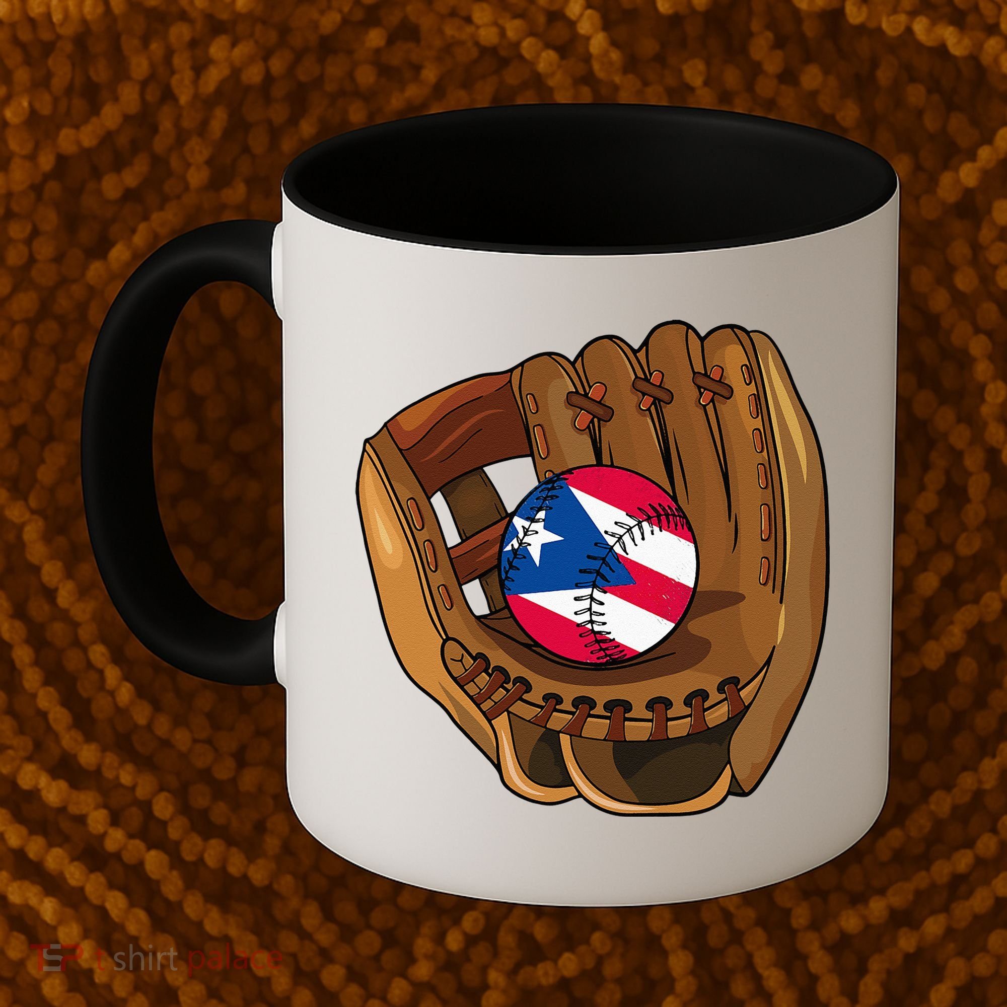 Puerto Rican Baseball Sport Puerto Rico Baseball Team Coffee Mug