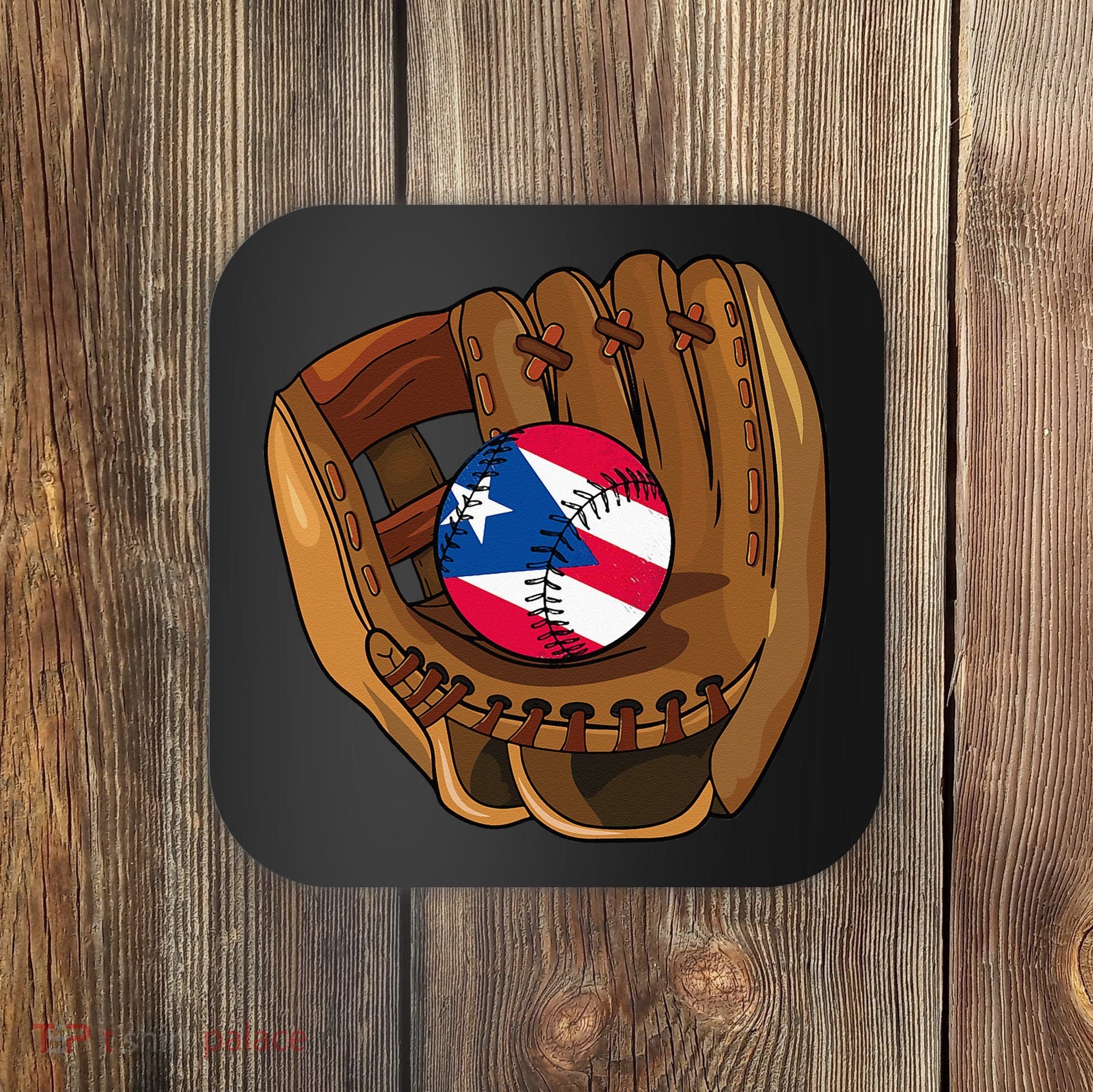 Puerto Rican Baseball Sport Puerto Rico Baseball Team Coaster