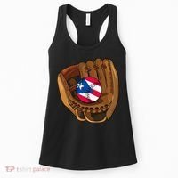 Puerto Rican Baseball Sport Puerto Rico Baseball Team Women's Tank Top thumb 0
