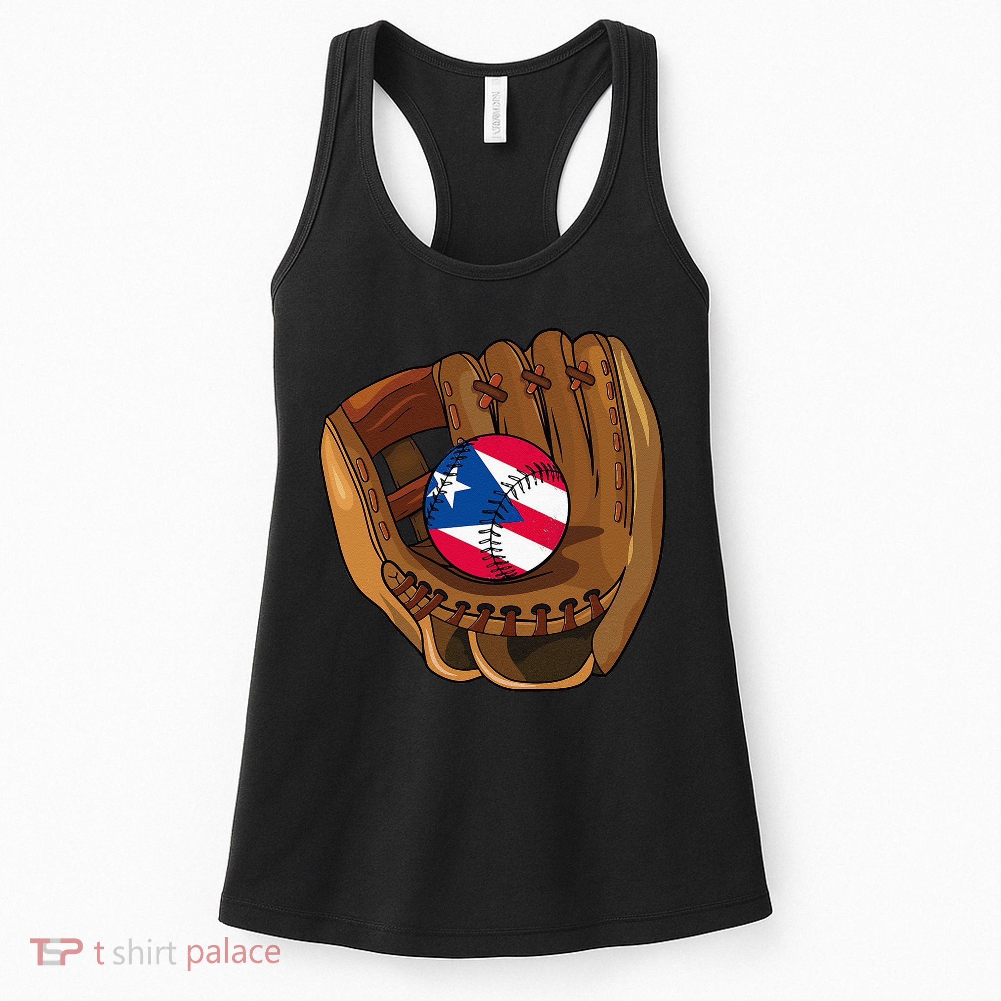 Puerto Rican Baseball Sport Puerto Rico Baseball Team Women's Tank Top