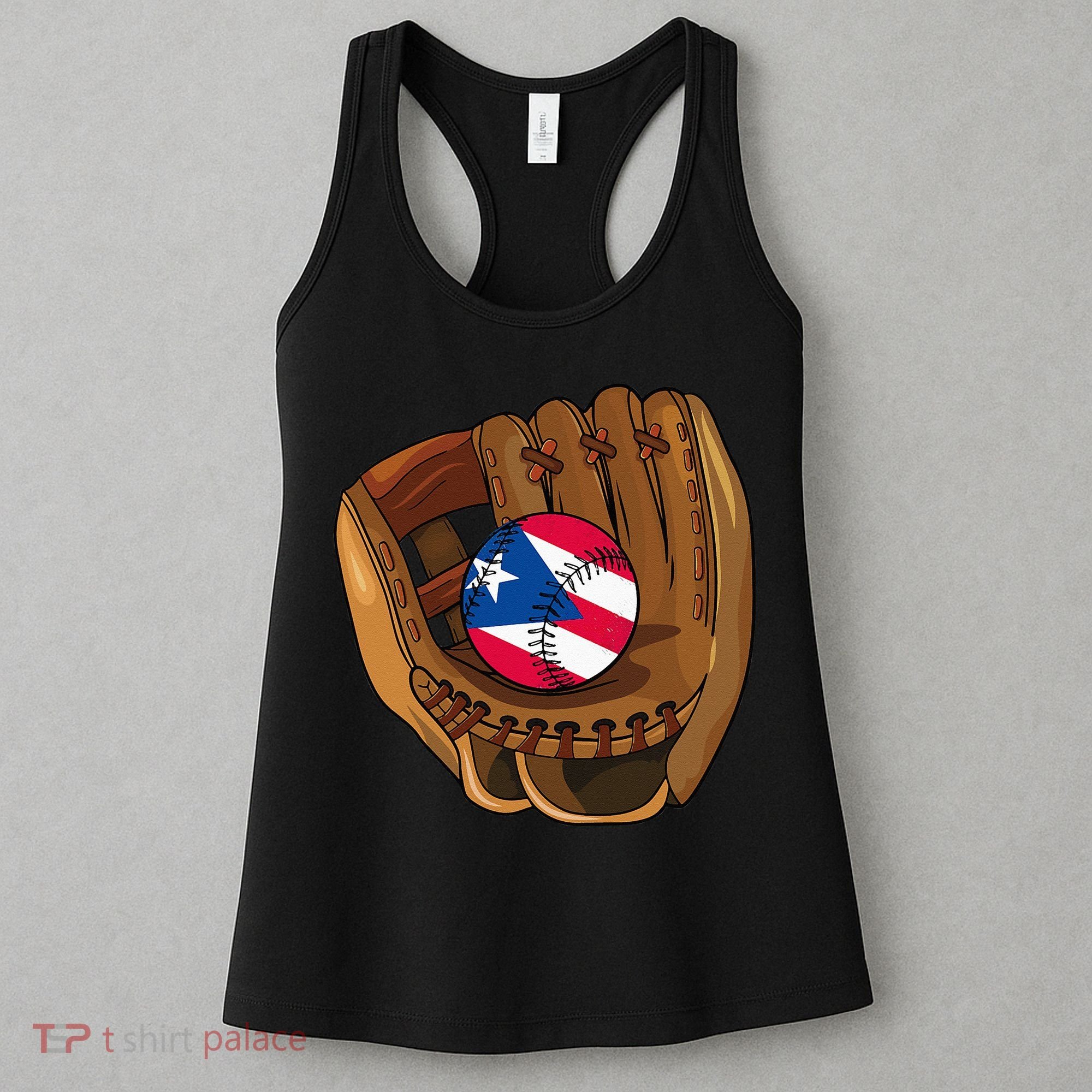 Puerto Rican Baseball Sport Puerto Rico Baseball Team Women's Tank Top