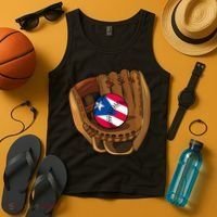 Puerto Rican Baseball Sport Puerto Rico Baseball Team Tank Top thumb 4