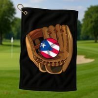 Puerto Rican Baseball Sport Puerto Rico Baseball Team Golf Towel thumb 1
