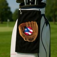 Puerto Rican Baseball Sport Puerto Rico Baseball Team Golf Towel thumb 2