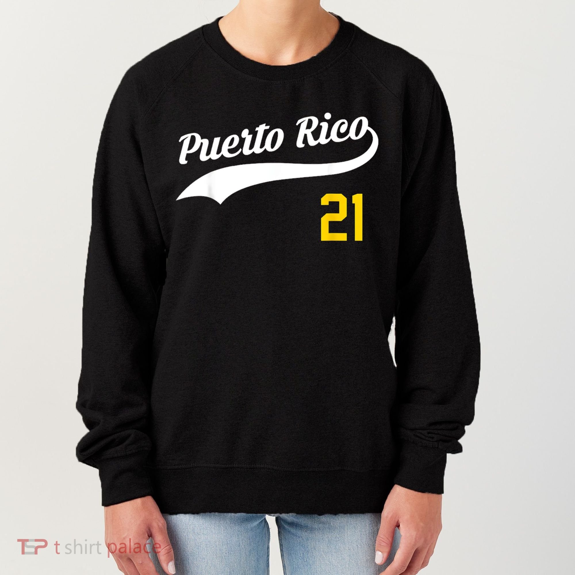 Puerto Rico Baseball 21 For Santurce Baseball Fans Women's Sweatshirt