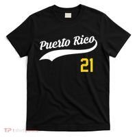 Puerto Rico Baseball 21 For Santurce Baseball Fans T-Shirt thumb 0