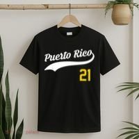Puerto Rico Baseball 21 For Santurce Baseball Fans T-Shirt thumb 2