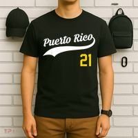 Puerto Rico Baseball 21 For Santurce Baseball Fans T-Shirt thumb 6