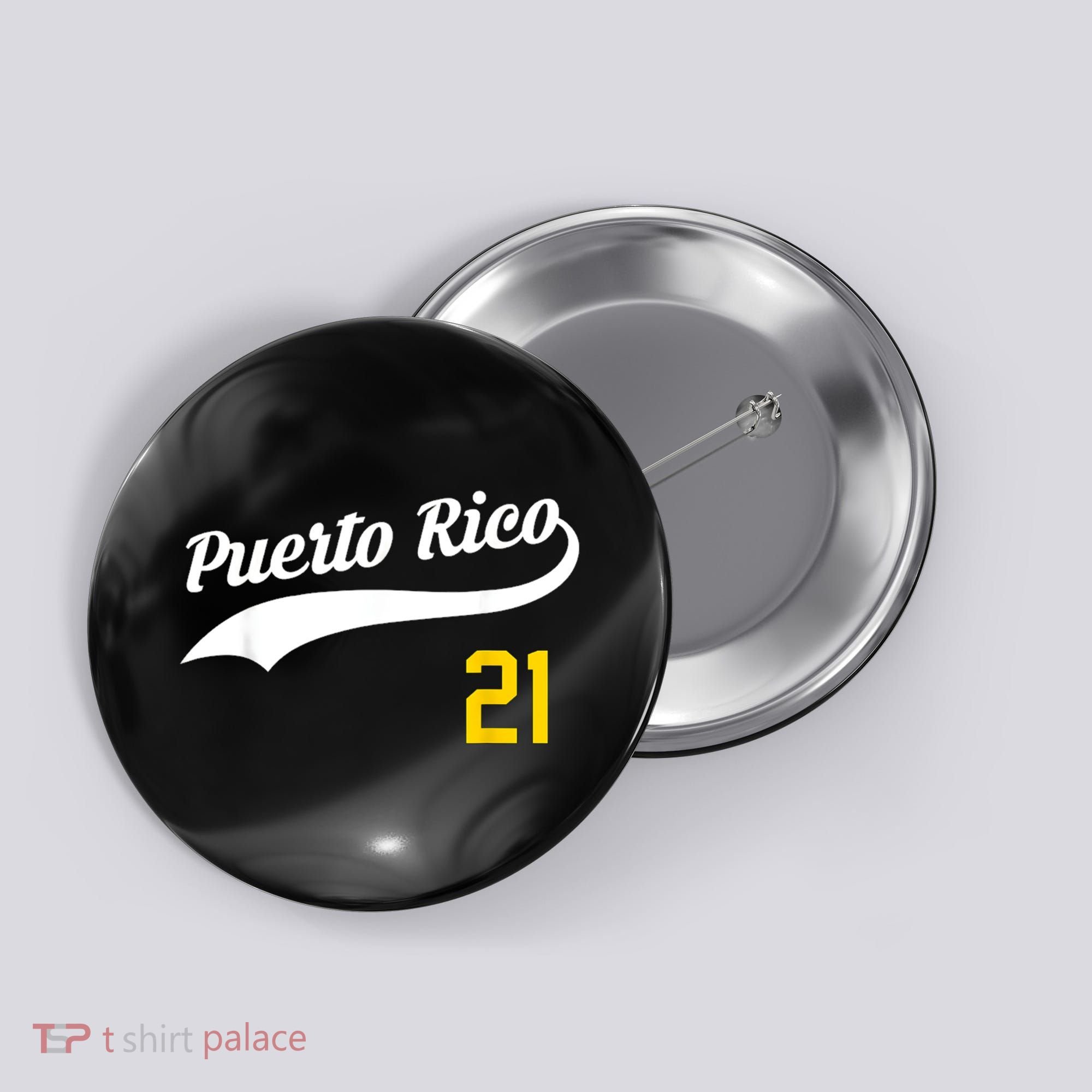 Puerto Rico Baseball 21 For Santurce Baseball Fans Button