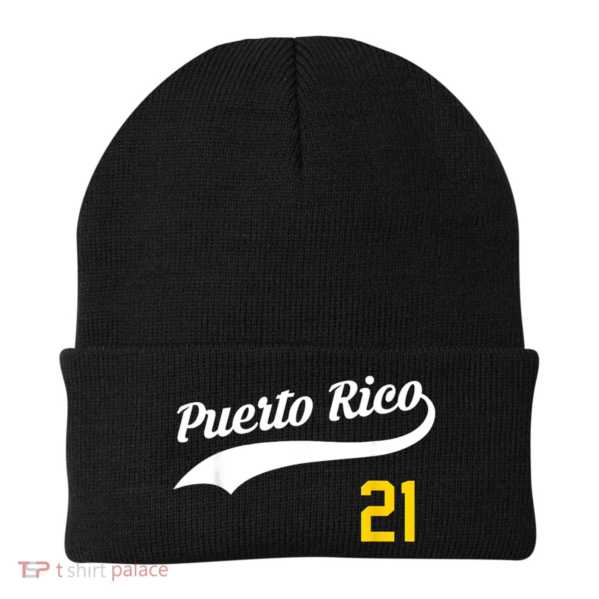 Puerto Rico Baseball 21 For Santurce Baseball Fans Beanie