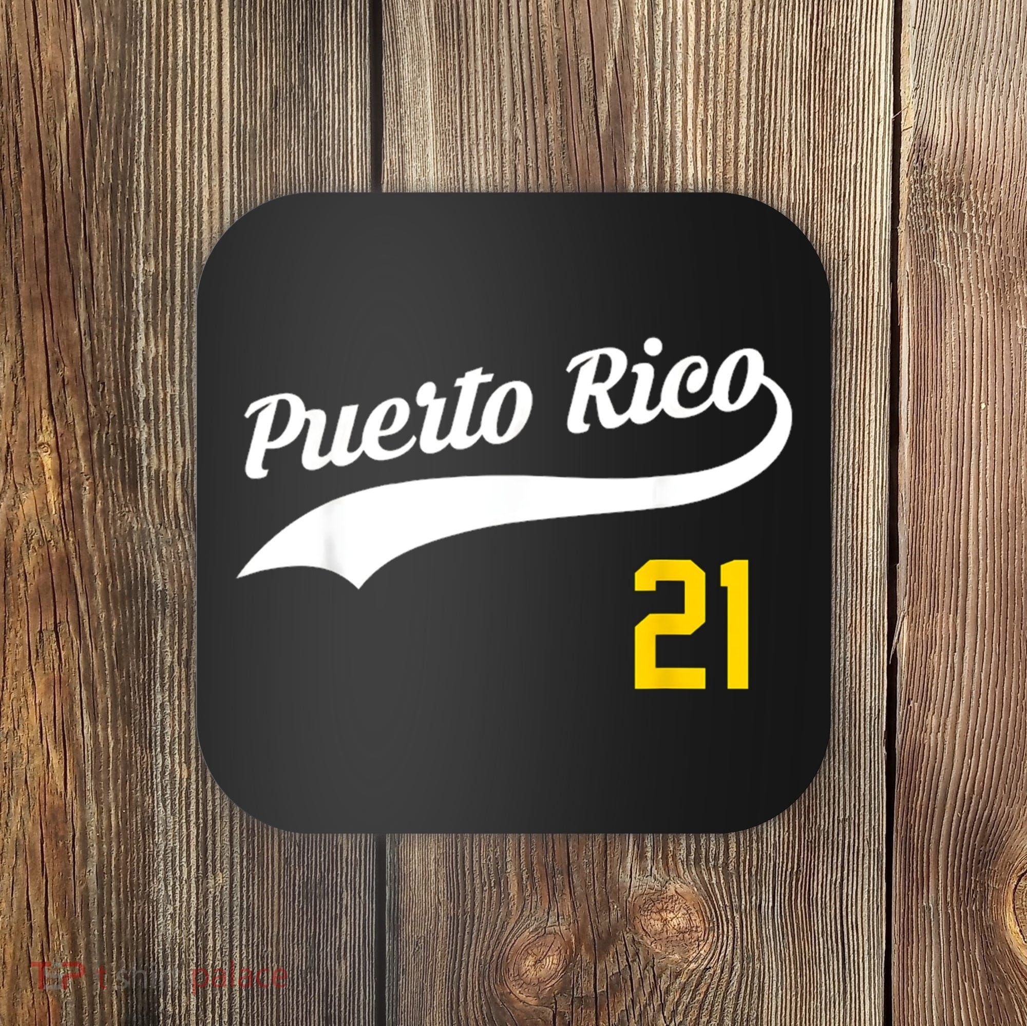 Puerto Rico Baseball 21 For Santurce Baseball Fans Coaster