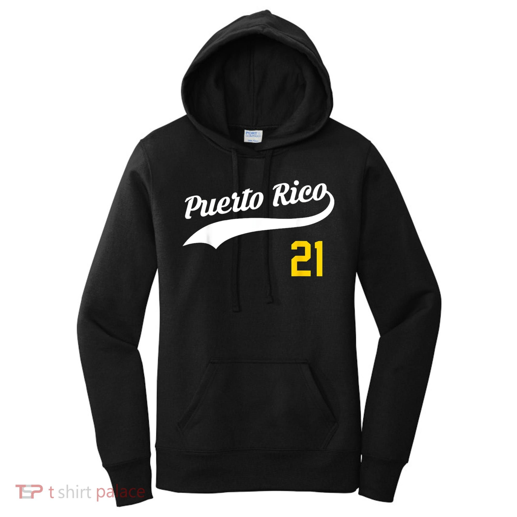Puerto Rico Baseball 21 For Santurce Baseball Fans Women's Hoodie