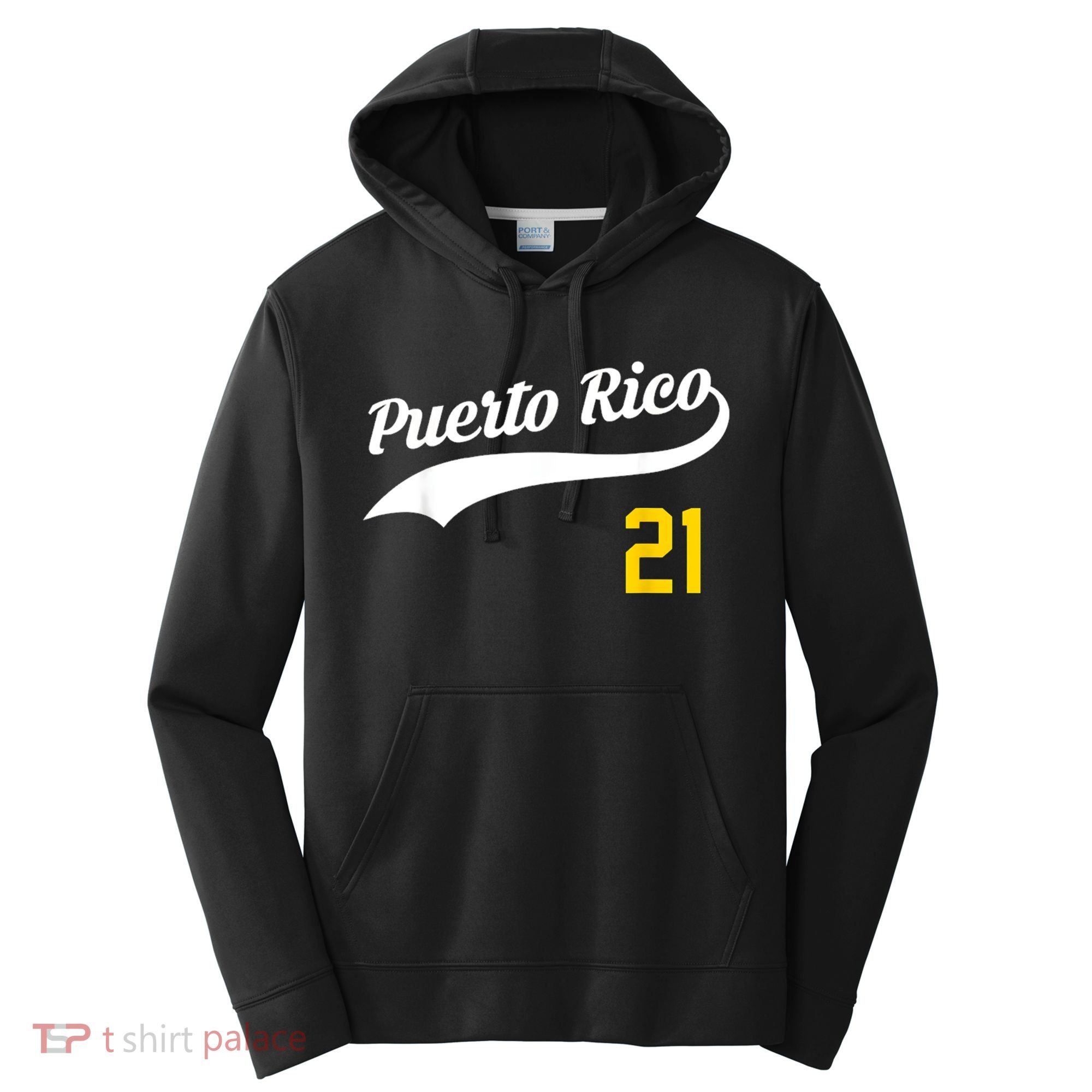 Puerto Rico Baseball 21 For Santurce Baseball Fans Performance Fleece Hoodie