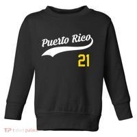 Puerto Rico Baseball 21 For Santurce Baseball Fans Toddler Sweatshirt thumb 0