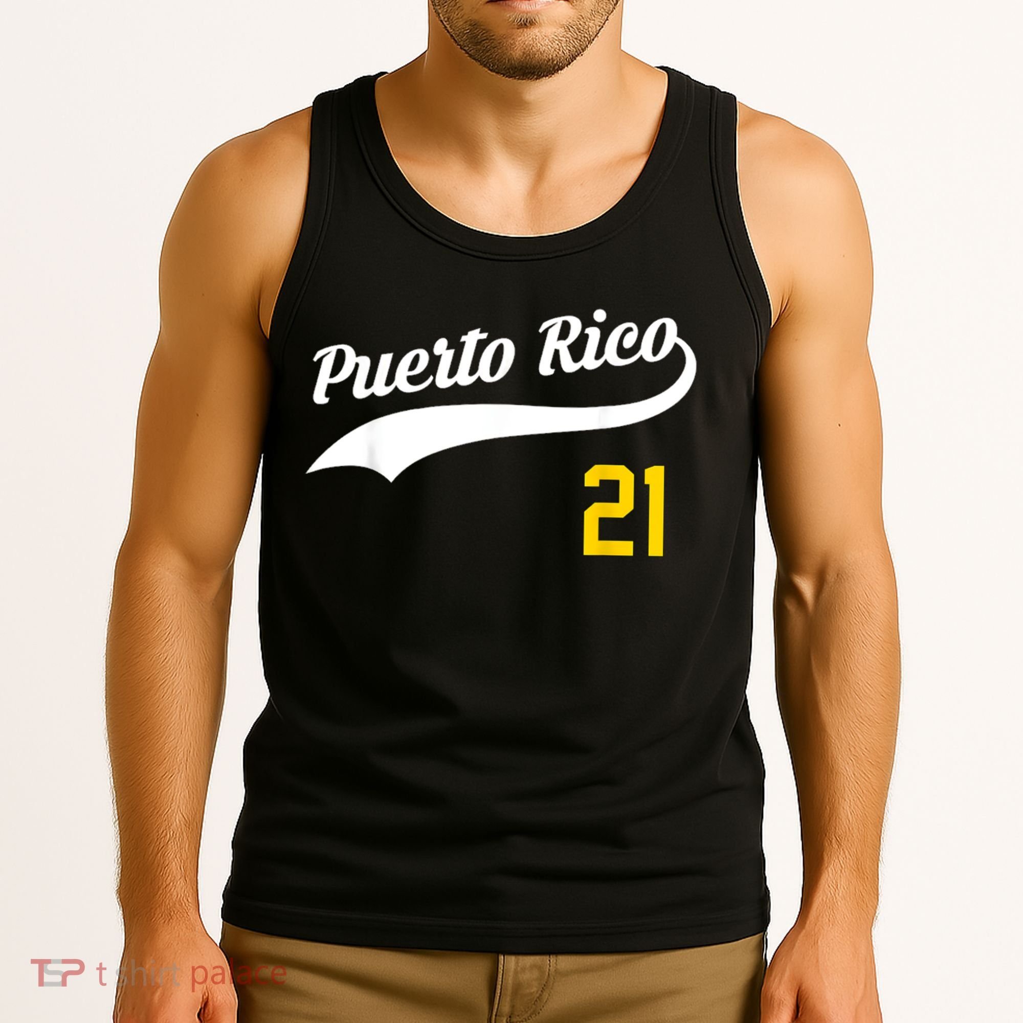 Puerto Rico Baseball 21 For Santurce Baseball Fans Tank Top