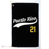 Puerto Rico Baseball 21 For Santurce Baseball Fans Golf Towel thumb 0