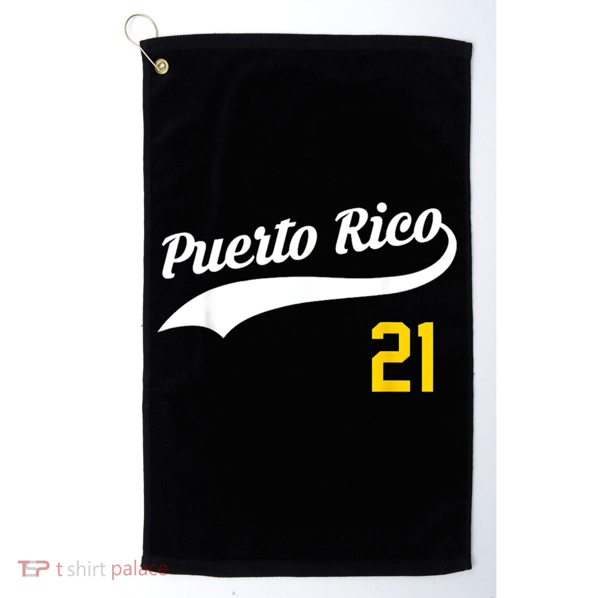 Puerto Rico Baseball 21 For Santurce Baseball Fans Golf Towel