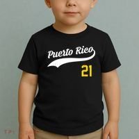 Puerto Rico Baseball 21 For Santurce Baseball Fans Toddler T-Shirt thumb 2