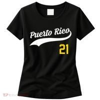 Puerto Rico Baseball 21 For Santurce Baseball Fans Women's T-Shirt thumb 0